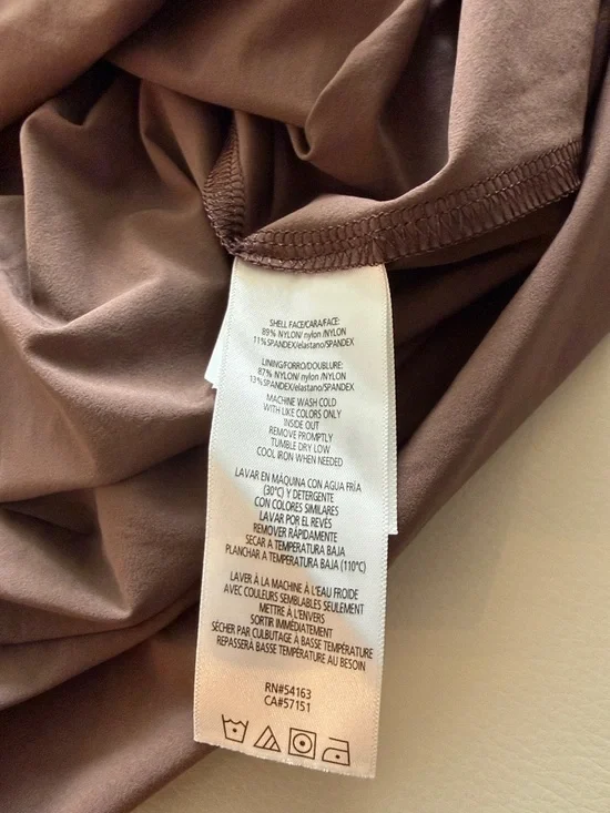 Calvin Klein Dusty Rose-Mocha Performance Stretch Athletic Dress - Picture 8 of 8